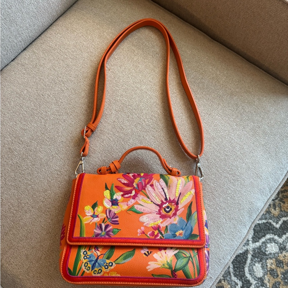 Brighton French Garden Belle Flap Bag Convertible Bag